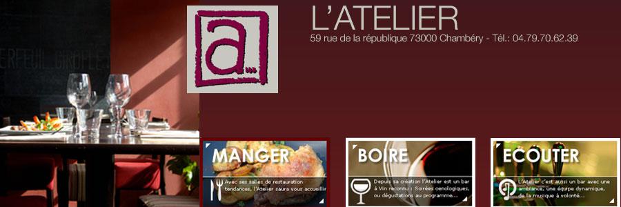 Chambery restaurant Atelier